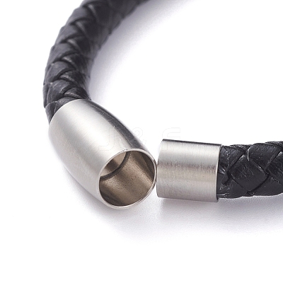 Unisex Leather Cord Bracelets BJEW-JB04852-02-1
