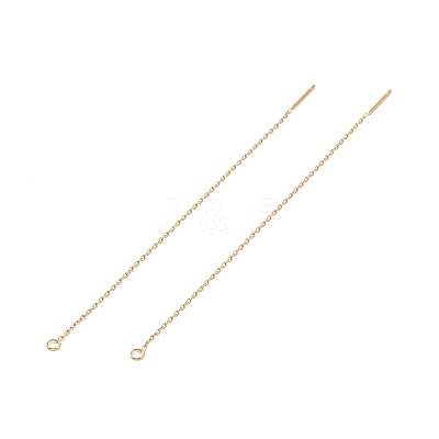 Ion Plating(IP) 304 Stainless Steel Stud Earring Finding LS-X-STAS-E161-06G-1
