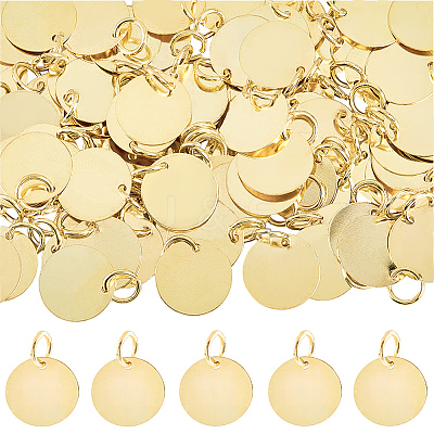 120Pcs Brass Pendants KK-SC0007-26-1