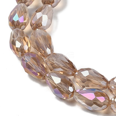 Transparent Electroplate Glass Beads Strands LS-EGLA-N013-T4mm-B23-1
