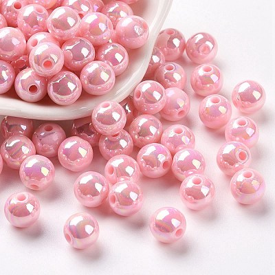 Opaque Acrylic Beads MACR-S370-D8mm-A01-1