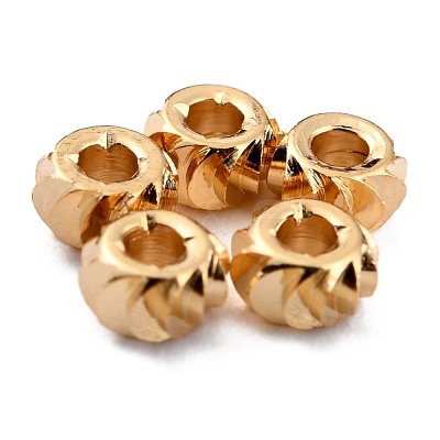 Brass Beads KK-O133-302B-G-1