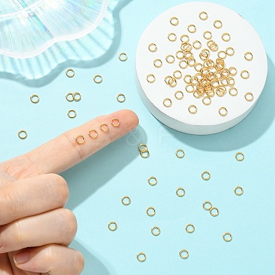 SHEGRACE Brass Closed Jump Rings XGRQ5F266-805G-1