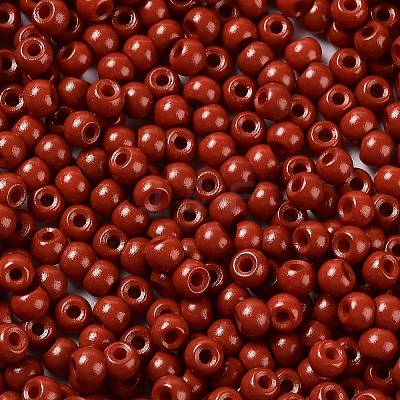 Baking Paint Glass Seed Beads SEED-H002-I-B510-1