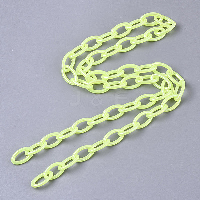 Acrylic Opaque Cable Chains X-PACR-N009-001I-1