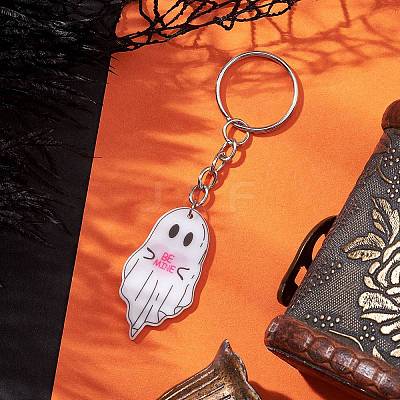 Acrylic Ghost Keychain KEYC-JKC00857-03-1