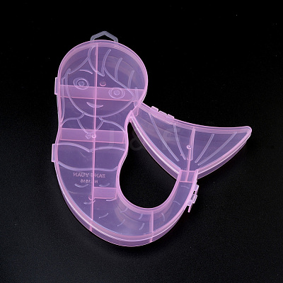 Mermaid Plastic Bead Storage Containers CON-Q023-10A-1