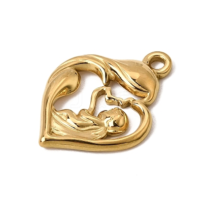 Mother's Day 304 Stainless Steel Pendants SA-CBA9B1E-12G-1