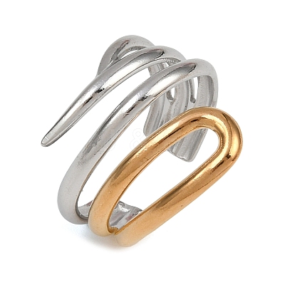 304 Stainless Steel Cuff Rings for Women LS-RJEW-L133-03GP-01-1