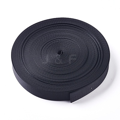 Nylon Twill Tape Ribbons NWIR-WH0009-10-1