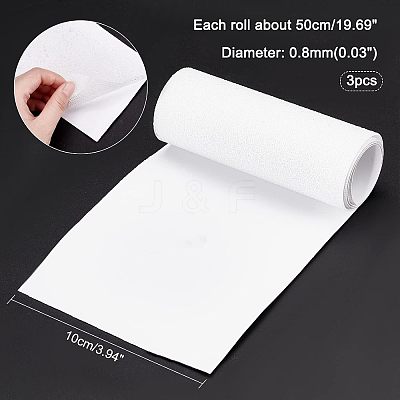 TPR(Thermoplastic Rubber) Non-slip Sole Stickers FIND-WH0081-30-1