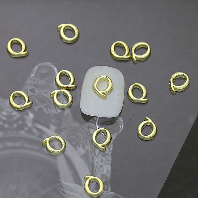Alloy 26 Letter Shapes Nail Art Decoration MRMJ-WH0114-001-17-1