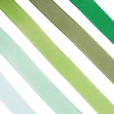 5 Rolls Single Face Polyester Satin Ribbon SRIB-CY0001-38D-1