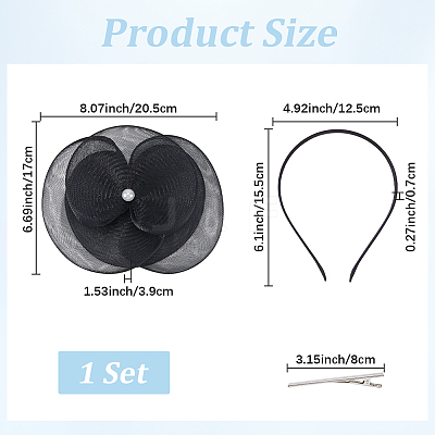 Plastic Hair Bands OHAR-WH20021-006C-1