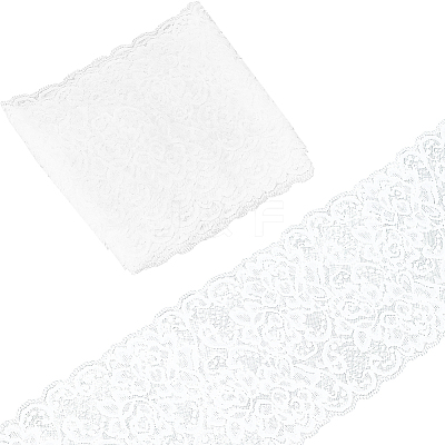 5Yards Polyester Lace Trim Ribbon for Jewelry Making OCOR-GF0004-78A-1