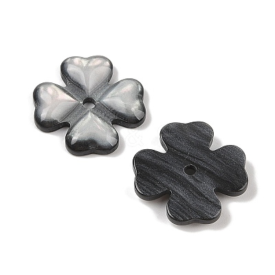 Opaque Resin Shamrock Decoden Cabochons CRES-I036-18A-1
