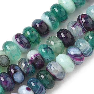 Natural Agate Beads Strands G-H295-C03-19-1