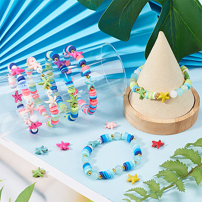 Starfish Stackable Bracelet DIY Making Kit DIY-SC0024-27-1