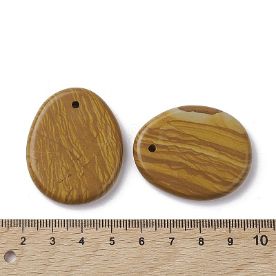 Natural Picture Jasper Pendants G-C110-07D-1