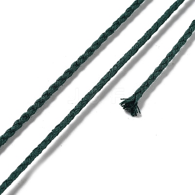 20M Polyester Braided Cord for Jewelry Making OCOR-G015-04A-08-1