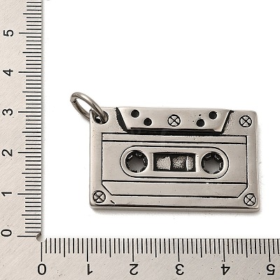 Ion Plating(IP) 304 Stainless Steel Pendants STAS-D067-16AS-1-1