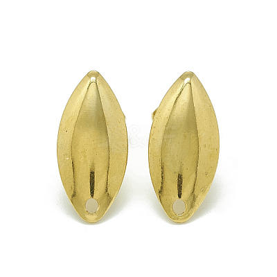 304 Stainless Steel Stud Earring Findings STAS-Q225-14G-1