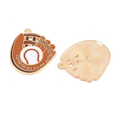 Sport Alloy Enamel Pendants ENAM-C035-01A-1