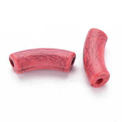 Opaque Crackle Acrylic Beads MACR-S372-001N-005-1