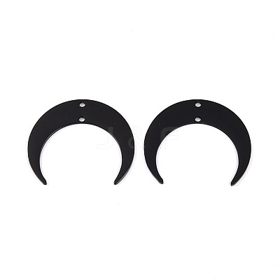 Ion Plating(IP) 201 Stainless Steel 2-Loop Link Pendants STAS-N090-LA038-01-1