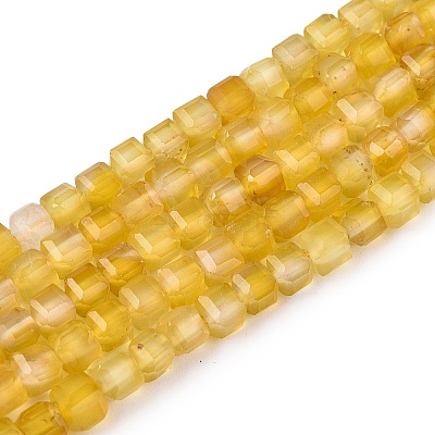 Dyed Natural Agate Beads Strands G-T138-211J-1