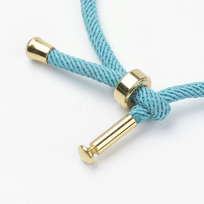 Cotton Twisted Cord Bracelet Making MAK-L012-01-1