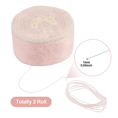 Segment Dyed Knitting Yarn LS-DIY-TAC0033-03B-1