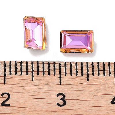 Glass Rhinestone Cabochons RGLA-G020-01B-D502-1