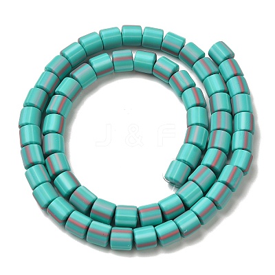 Polymer Clay Beads Strands CLAY-H006-01P-1