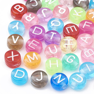 Transparent Acrylic Beads TACR-N002-04-1