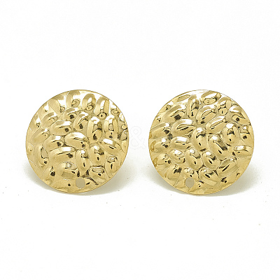 304 Stainless Steel Stud Earring Findings LS-X-STAS-Q225-02G-1