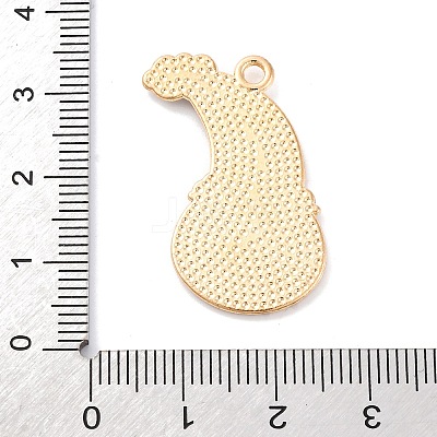 Saint Patrick's Day Alloy Enamel Pendants FIND-M060-24B-G-1