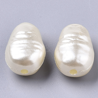 ABS Imitation Pearl Acrylic Beads X-OACR-S028-132-1