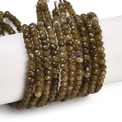 Natural White Jade Beads Strands G-Z069-01Y-1