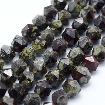 Natural Dragon Blood Beads Strands G-F523-49-8mm-1