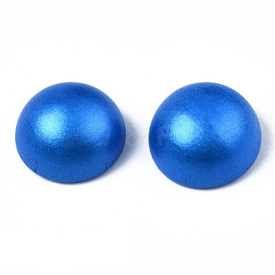 Painted Natural Wood Cabochons WOOD-S057-070B-1