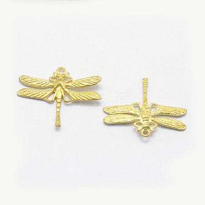 Brass Pendants KK-F721-074C-RS-1