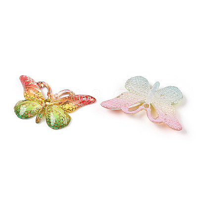 Printed Translucent Acrylic  Pendants OACR-T028-17B-1