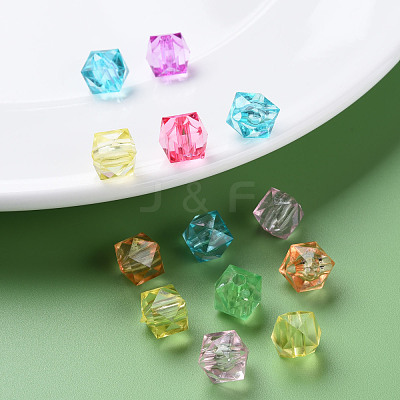 Transparent Acrylic Beads X-MACR-S373-51B-1