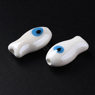 Handmade Porcelain Beads X-PORC-T007-06A-1