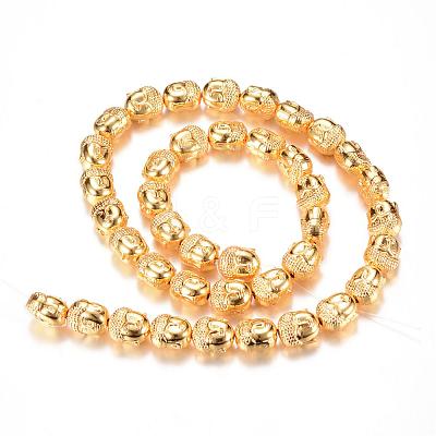 Electroplate Non-magnetic Synthetic Hematite Bead Strands G-Q465-28G-1