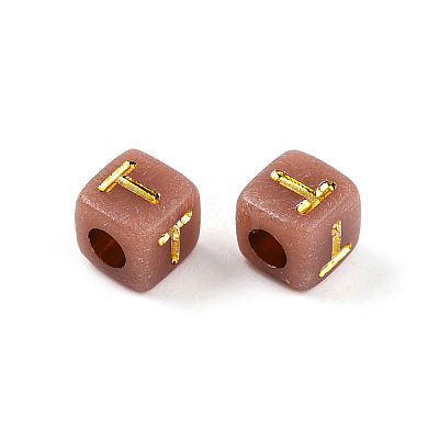 Plating Acrylic Beads OACR-N140-01B-T-1