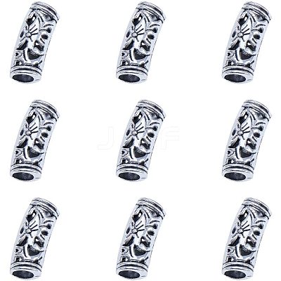 Alloy Tube Beads PALLOY-NB0001-20-1