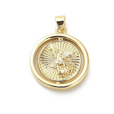 Brass Pendants KK-D011-01B-G-1