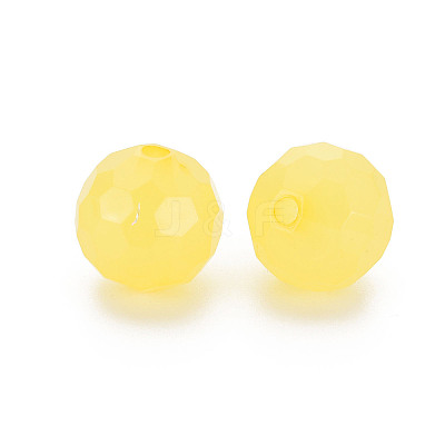 Imitation Jelly Acrylic Beads MACR-S373-97C-E07-1